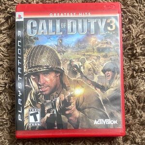 Call of Duty 3 for PlayStation 3 - Red Case